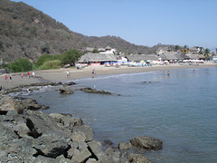 Plage mexicaine / Playa mexicana / Mexican beach.