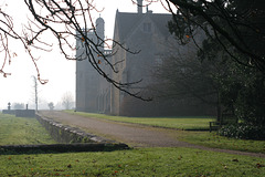 Lacock Abbey Under Mist