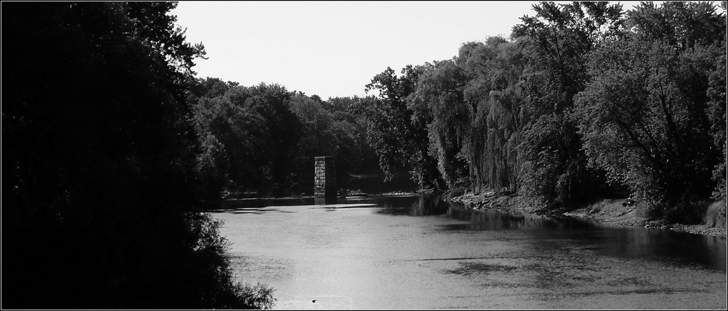 Grand River Rail Bridge Ruin