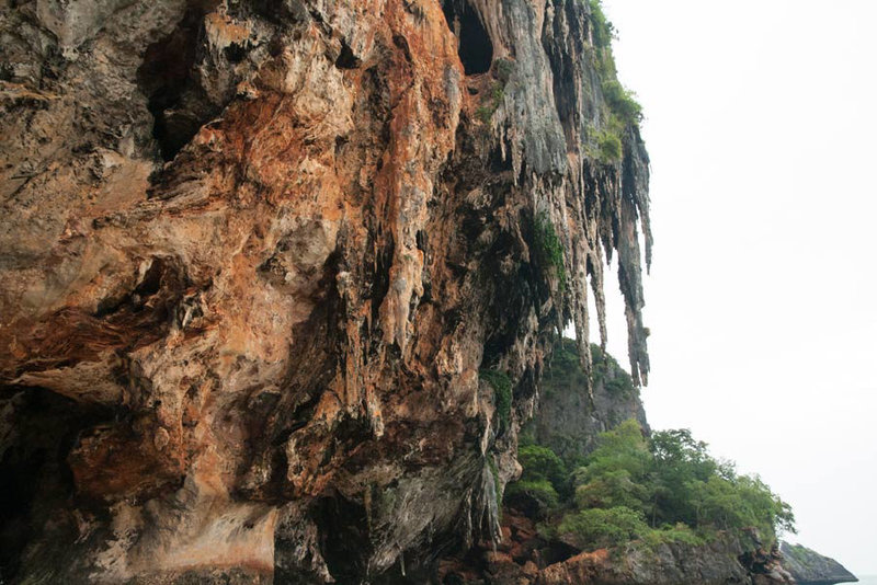 Weird cliff formations at Railay