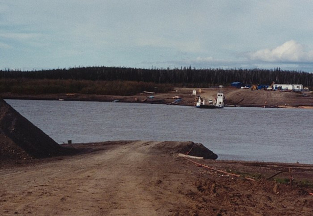 Peel River crossing