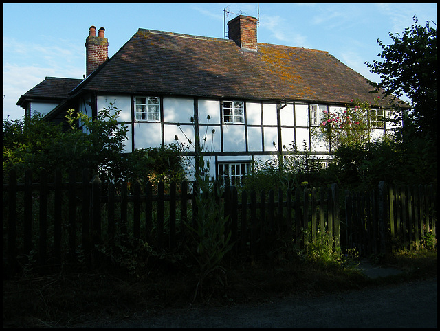 half-timbered semi