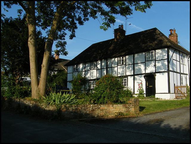 half-timbered semis