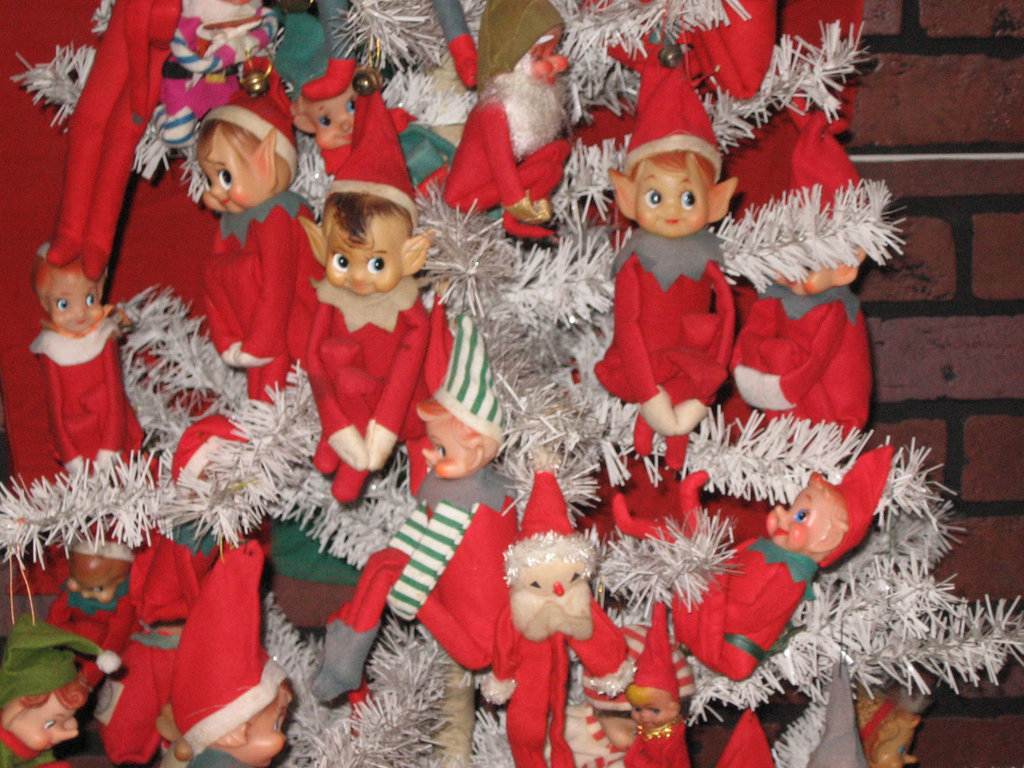 Elvish Christmas Decorations, Woolworth's Store Display at the National Christmas Center