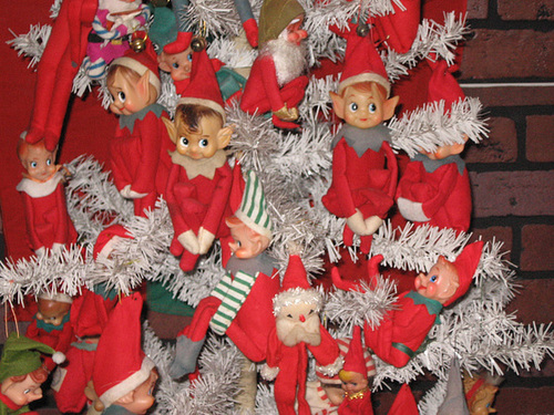 Elvish Christmas Decorations, Woolworth's Store Display at the National Christmas Center