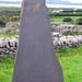 Dr Paddy Moriarty's Slate Gravestone in Kilmalkedar Churchyard on the Dingle Peninsula