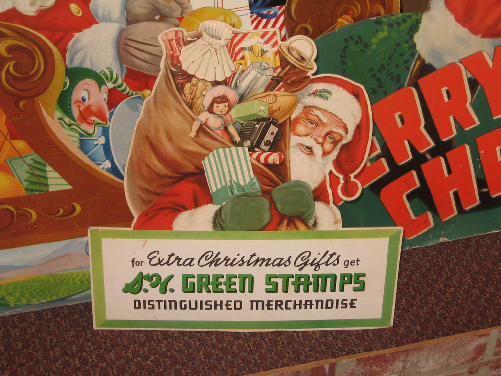 Santa Claus and S&H Green Stamps, Woolworth's Store Display at the National Christmas Center
