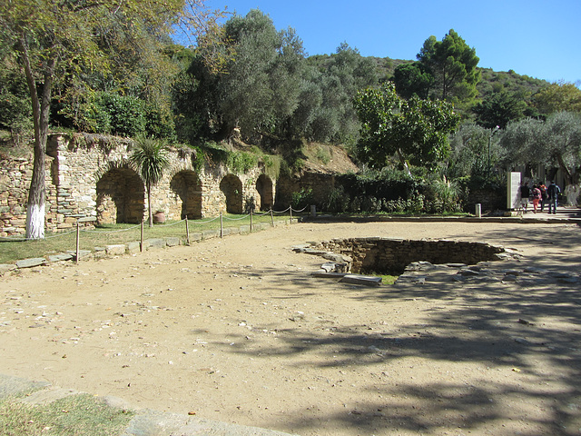 Cistern at the House of the Virgin Mary near Ephesus, Turkey