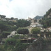 Terraced homes above Positano, Italy.  A lovely town on the Amalfi coast, reportedly popular with jet setters.  It had many upscale shops with gorgeous goods way out of of our range but fun to look at.