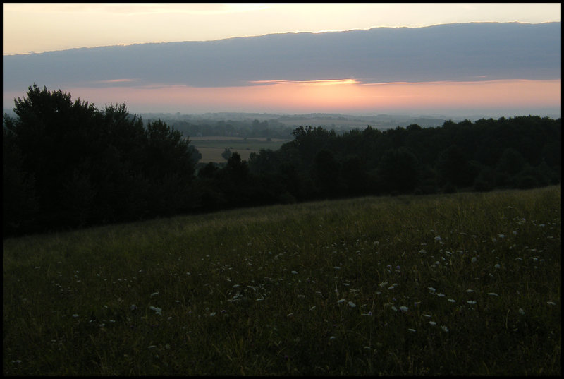 hillside at dawn hillside at dawn