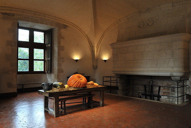 Les cuisines du château d'Azay-le-Rideau