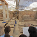 Interior views of the "terrace houses," houses of wealthy citizens that are undergoing restoration.