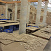 The enormous jigsaw puzzle. Interior views of the "terrace houses," houses of wealthy citizens that are undergoing restoration.