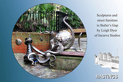 Butler's Gap octopus sculpture - George Street - Hastings - 9.12.2013