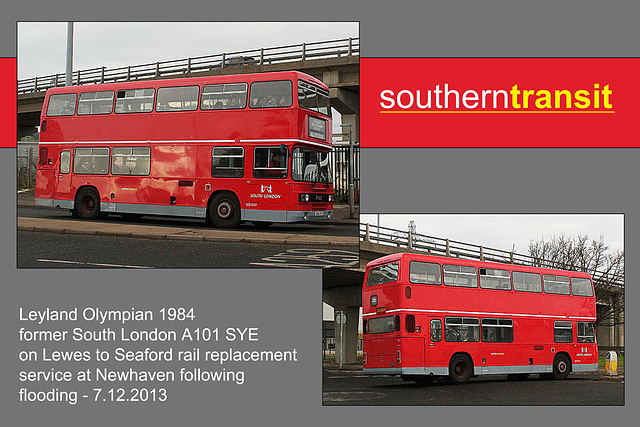 Southerntransit Leyland Olympian A101 SYE - Newhaven - 7.12.2013