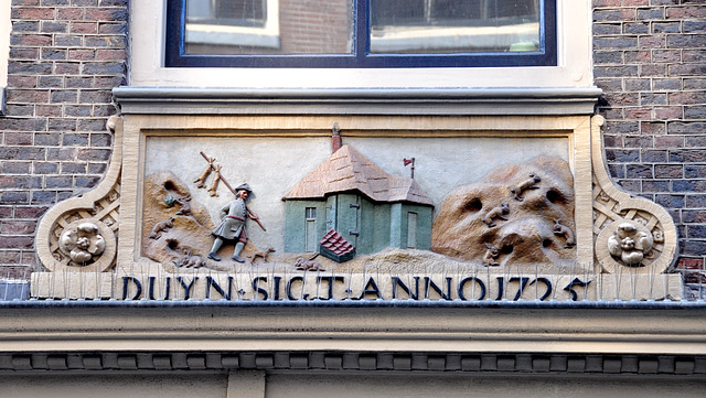 Gable stone Duyn Sigt anno 1725