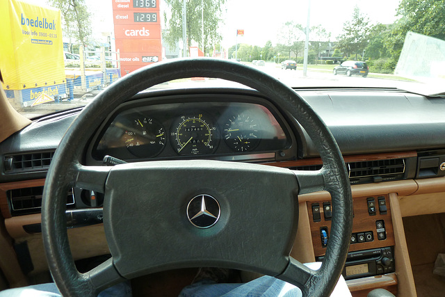 Behind the wheel of a 1981 Mercedes-Benz 300 SD