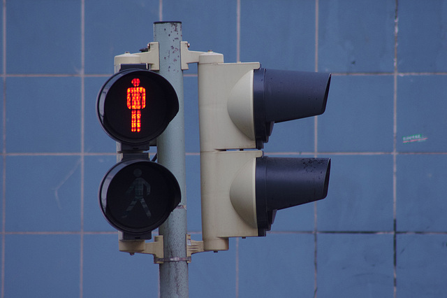 Prague pedestrian lights