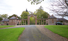 Lodge to the demolished Ladykirk House, Borders, Scotland