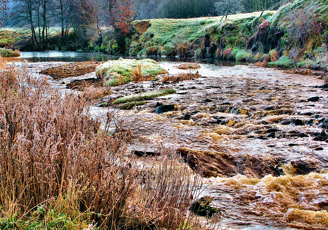 "Colne Water" in Winter.