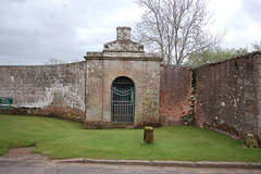 Entrance Gates, Wedderburn Castle, Borders, Scotland