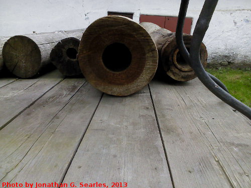 Old Water Pipes in Vesely Kopec, Pardubicky kraj, Bohemia (CZ), 2013