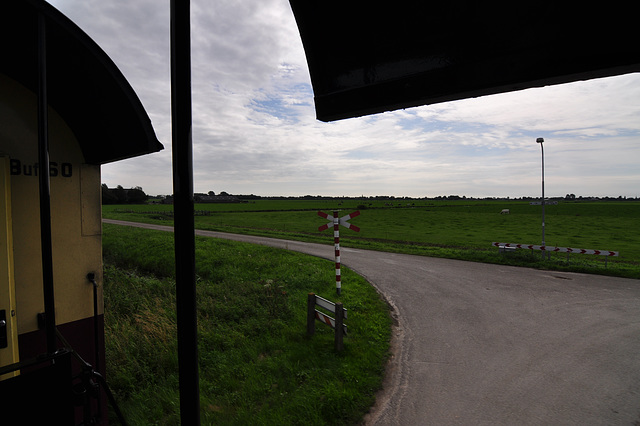 Travelling with the steam tram from Hoorn to Medemblik