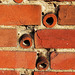 Detail of rear wall of former stable, Snape Maltings, Suffolk
