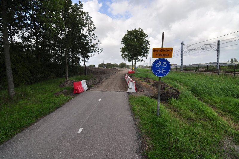 End of the bicycle path