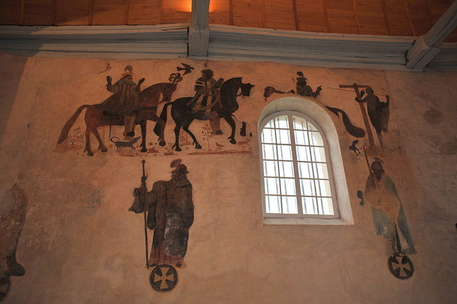 Fresques de l'église de Dannemarie