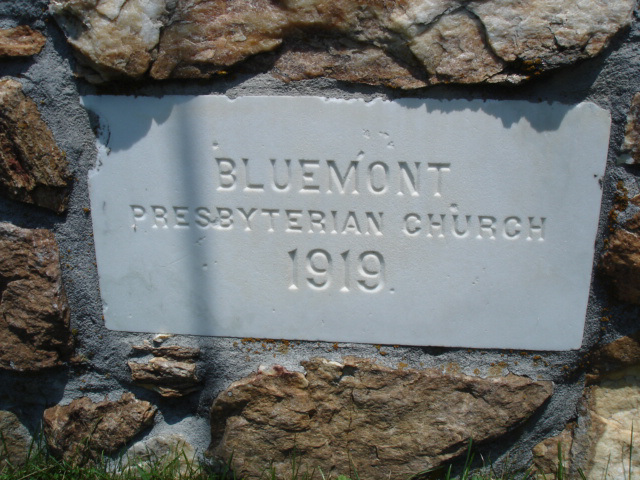 Bluemont presbyterian church - 1919.