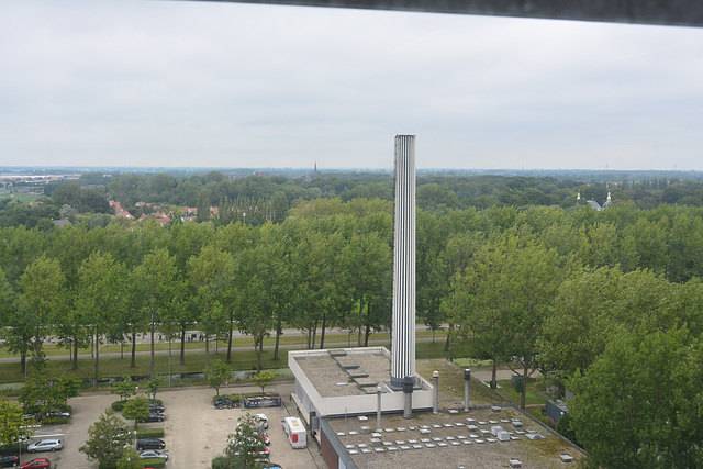 View from the Gorlæus Laboratory of Leiden University