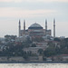 Hagia Sophia Museum from the Bosphorus at dawn.