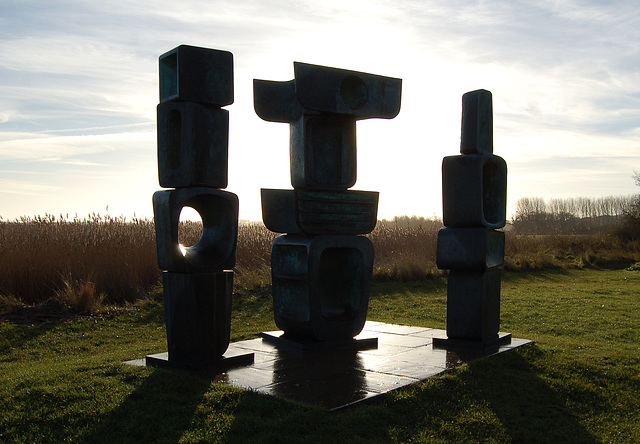 'The Family of Man' by Barbara Hepworth, (1970), Snape Maltings, Suffolk