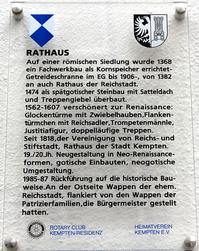 Geschichte des Rathauses