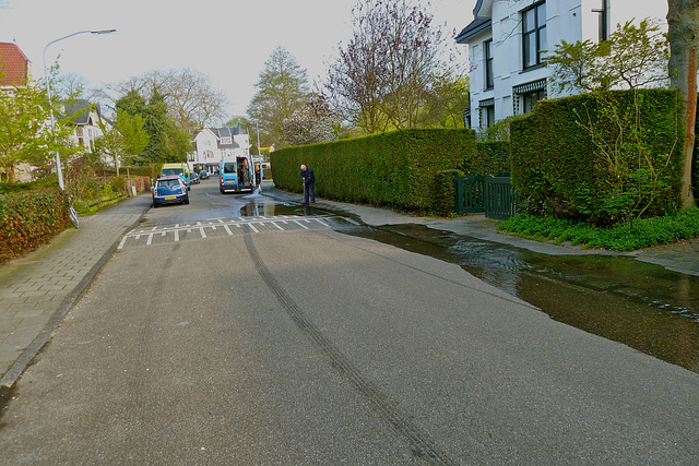 Testing the street drains