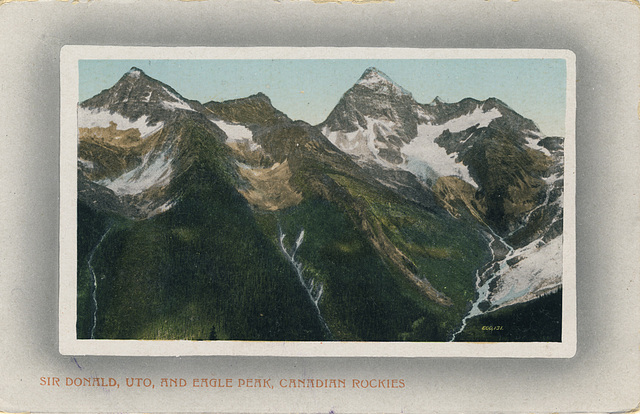 Sir Donald, Uto, and Eagle Peak, Canadian Rockies