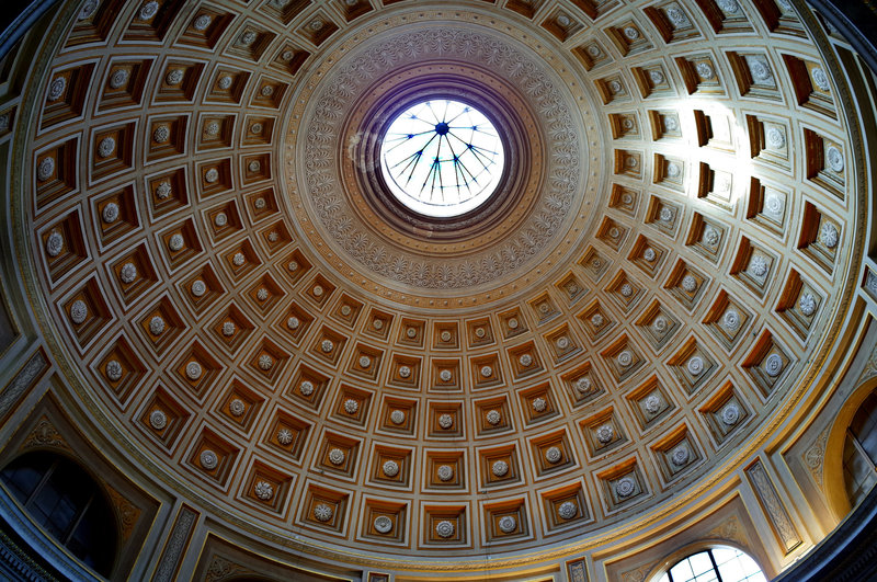 Rome Honeymoon Ricoh GR Vatican Museums Dome 1