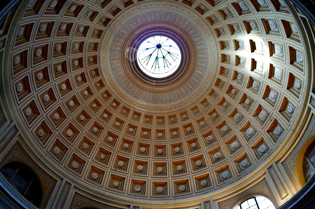 Rome Honeymoon Ricoh GR Vatican Museums Dome 1