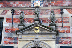 Detail of the City Hall of Naarden-Vesting