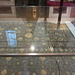 Bejeweled curtain displayed in the throne room