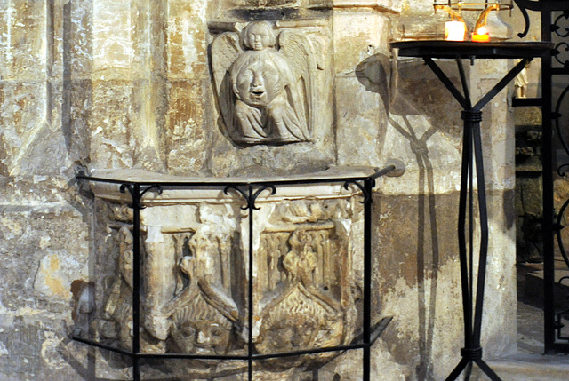 Fonts baptismaux (XIVe-XVe S.) - Collégiale de Vernon