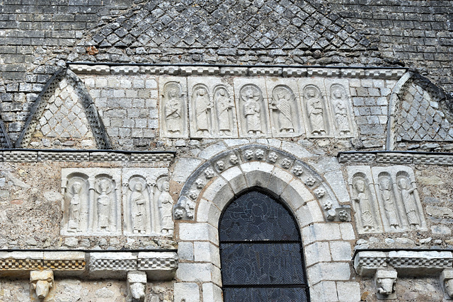 Sculptures romanes de l'église d'Azay-le-Rideau