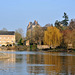 Le moulin et l'abbaye de Solesmes - Sarthe