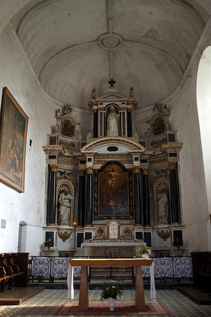 Retable de l'église de Malicorne-sur-Sarthe