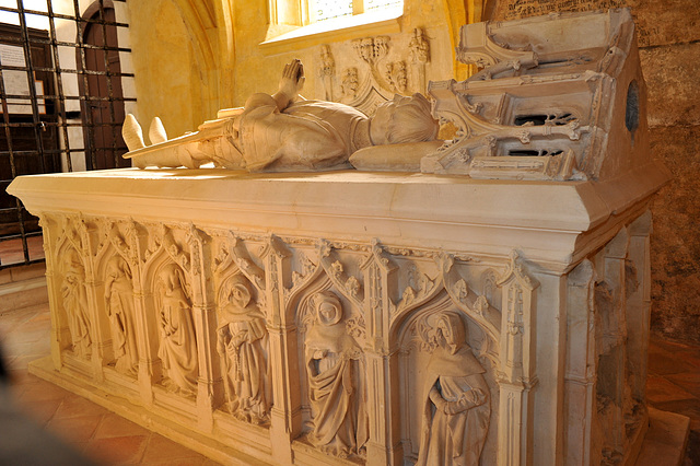 Gisant de Guy de Chaources (XVe s.) - Eglise de Malicorne-sur-Sarthe