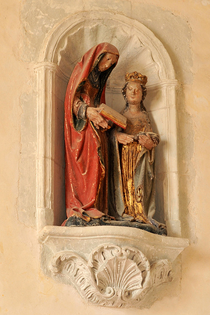 L'éducation de la Vierge (XVIe s.) - Eglise de Malicorne-sur-Sarthe