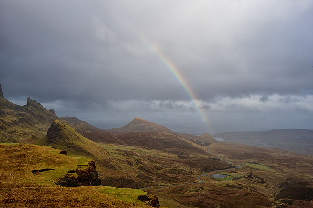 Rainbow over The Quiraing - Isle of Skye