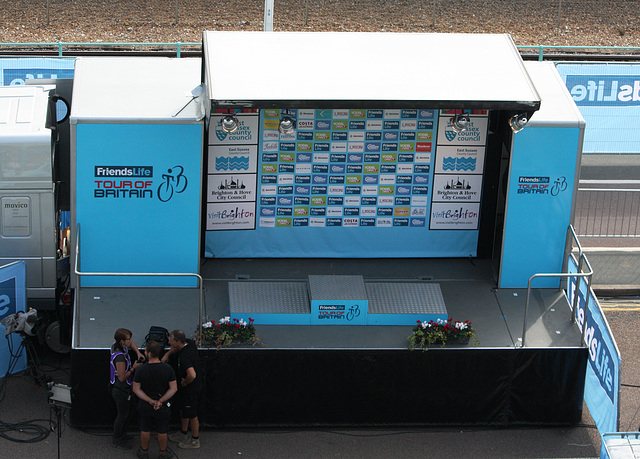 Stage 7 podium