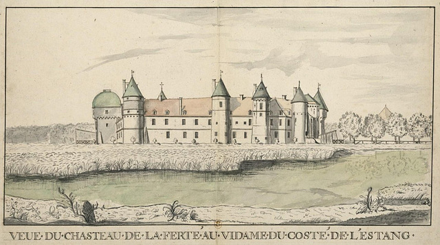 L'ancien château de la Ferté-Vidame en 1695